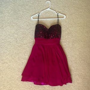 Morgan & Co. Pink Party Dress Junior 5/6